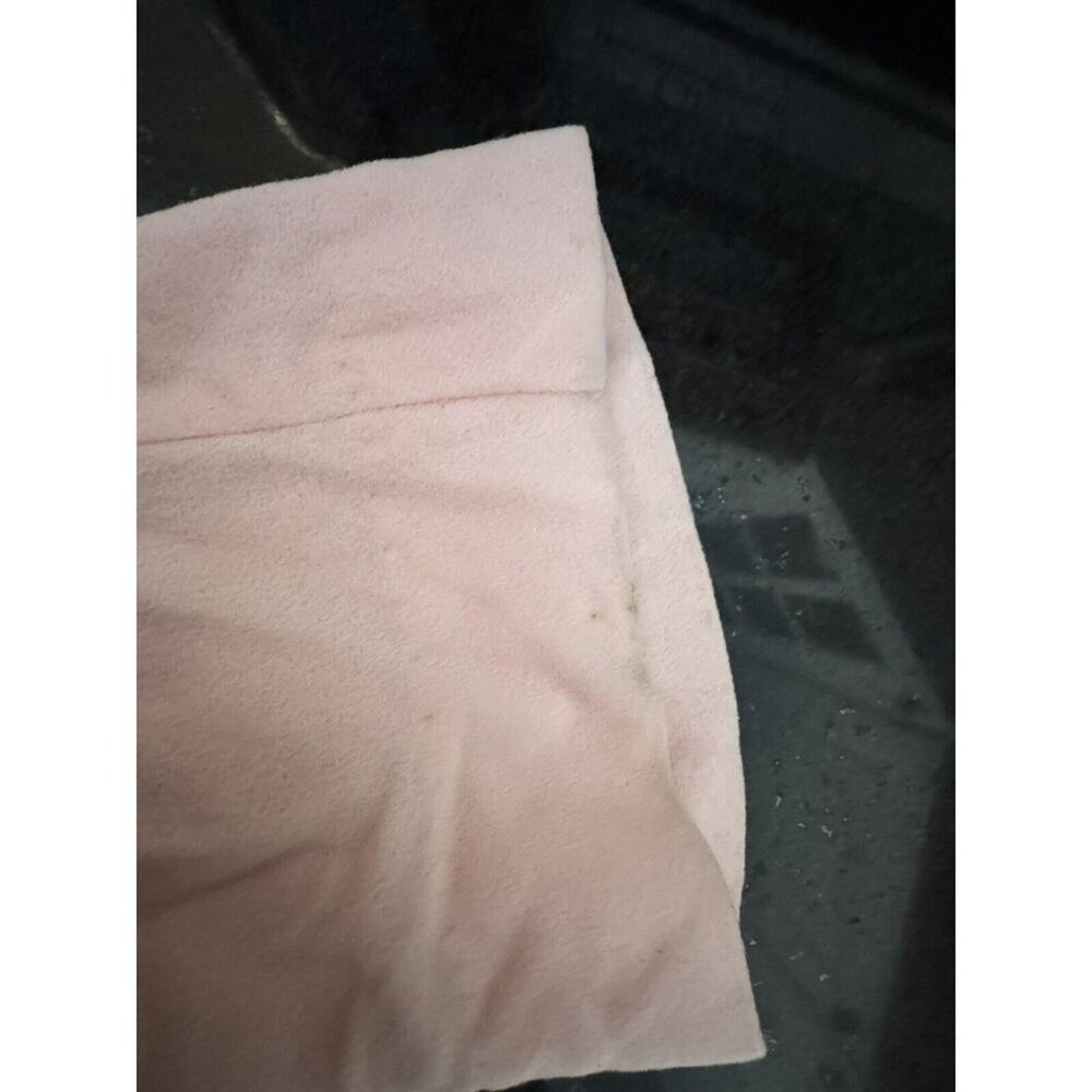Vintage Sears Pink House Coat Robe Nightgown Lace Pearl Button Front Size Small - Picture 12 of 13
